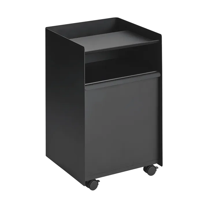 Folded Trolley wózek z szufladą - Black - Muuto