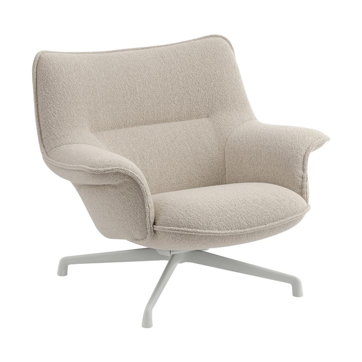 Fotel Doze niski, obrotowy - Hearth 7-grey - Muuto