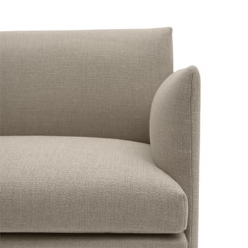Fotel Outline chair tkanina - Ecriture 240-Polished Aluminum - Muuto