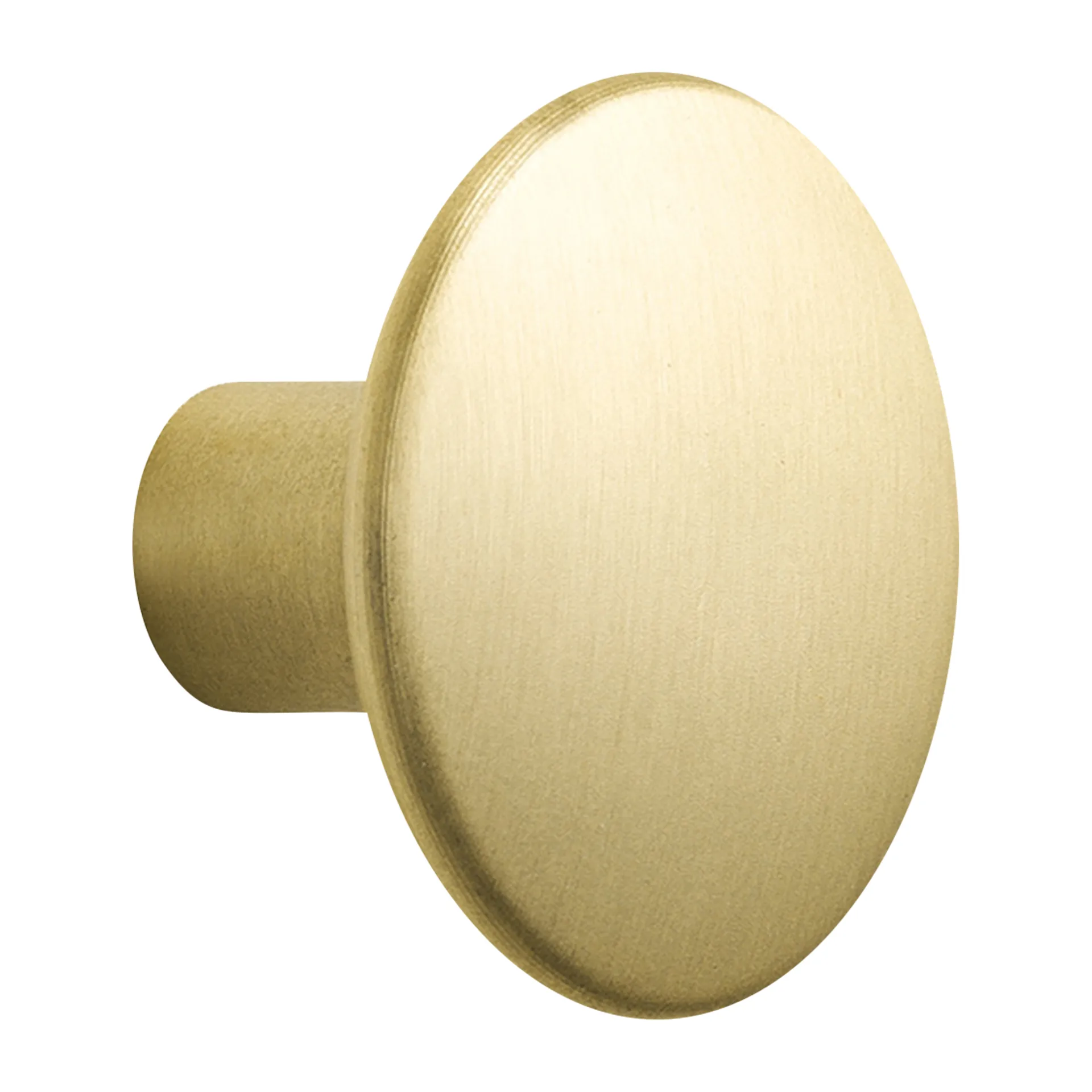 Hak na płaszcz The Dots metalowy 3,9 cm, Mosiądz Muuto