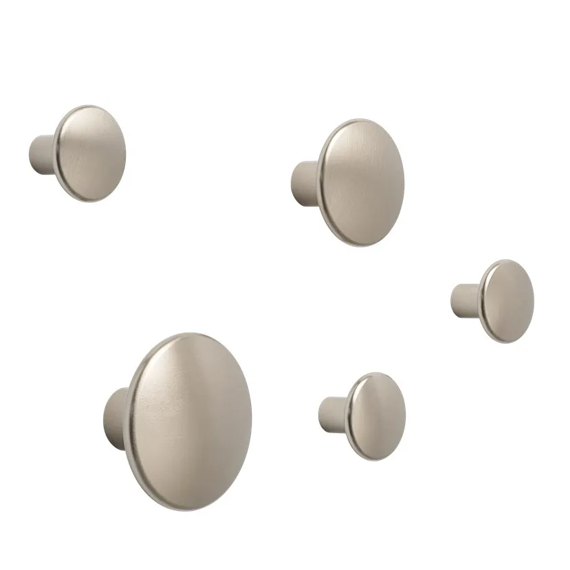 Hak na płaszcz The Dots metalowy 3,9 cm, Taupe Muuto