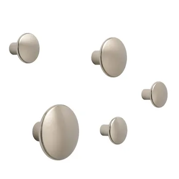 Hak na płaszcz The Dots metalowy 3,9 cm - Taupe - Muuto