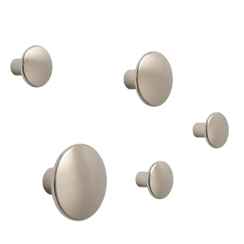 Hak na płaszcz The Dots metalowy 5 cm, Taupe Muuto
