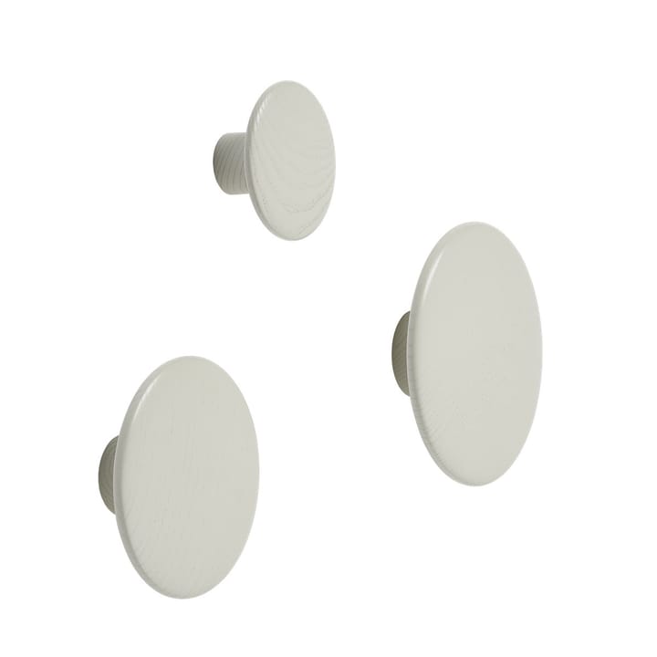 Hak na płaszcz The Dots off white, Small Muuto