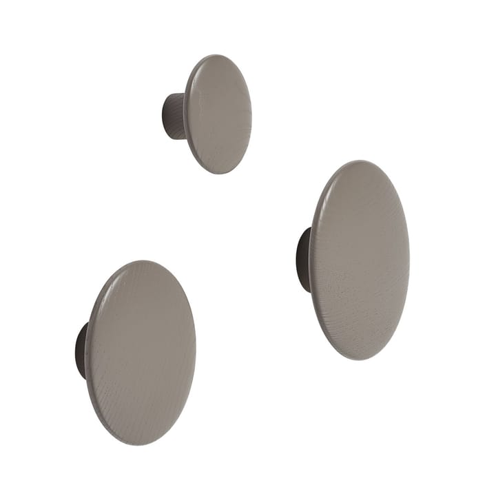Hak na płaszcz The Dots taupe, Large Muuto