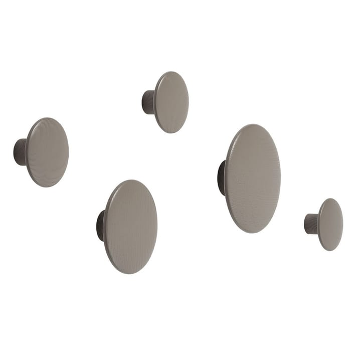 Hak na płaszcz The Dots taupe - XS - Muuto