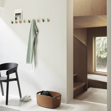 Haki mocujące 2-pak - Dąb-aluminium - Muuto
