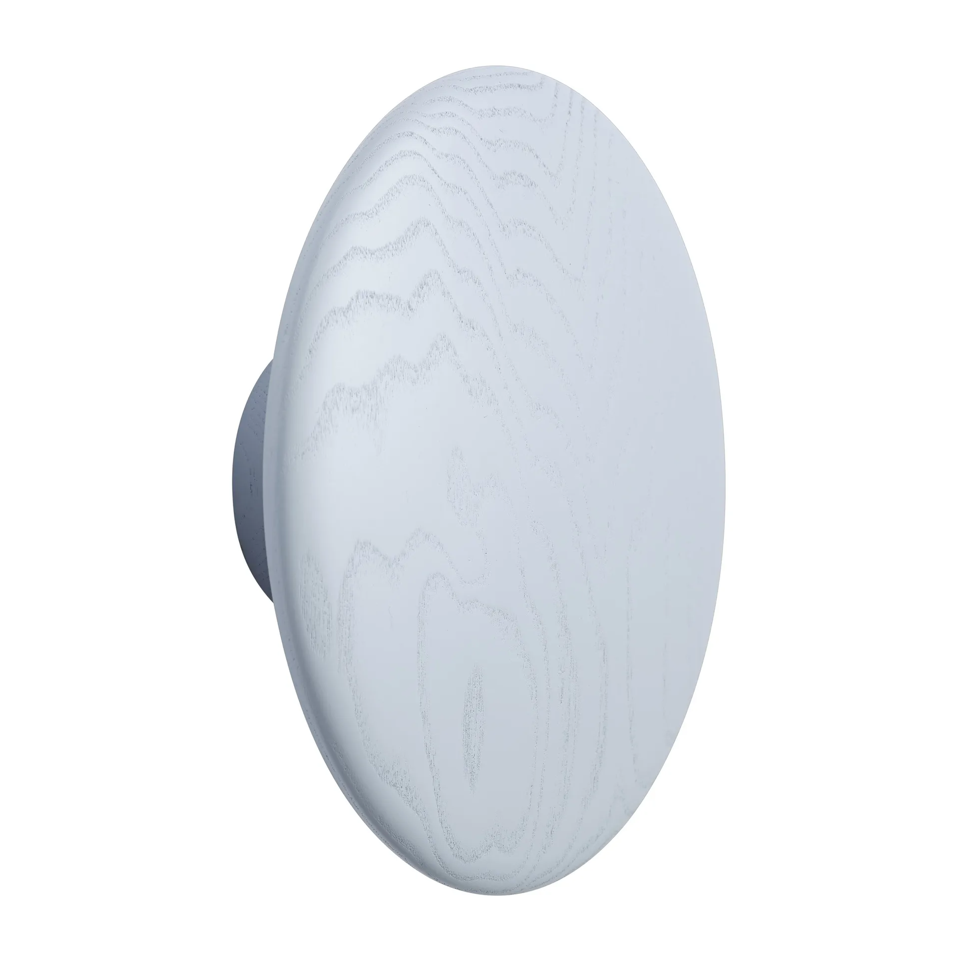 Jasnoniebieski drewniany wieszak na ubrania Dots (wykończenie light blue), Ø17 cm Muuto