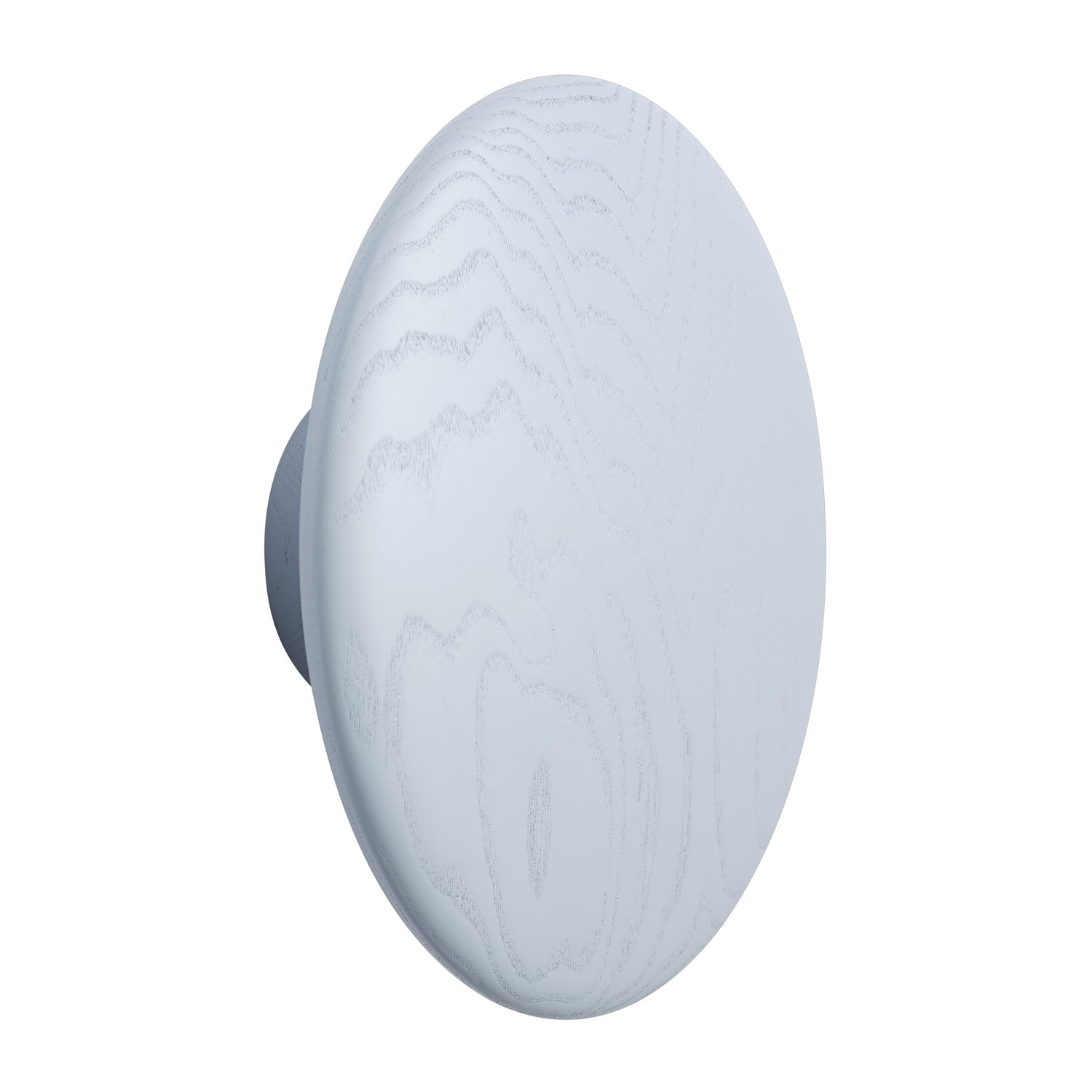 Muuto Jasnoniebieski drewniany wieszak na ubrania Dots (wykończenie light blue) Ø17 cm