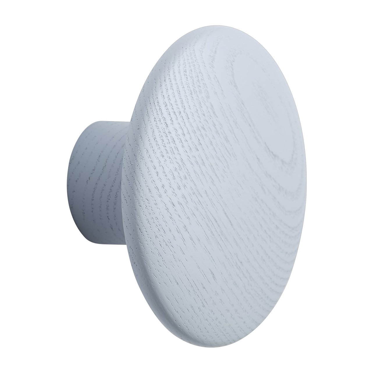 Muuto Jasnoniebieski drewniany wieszak na ubrania Dots (wykończenie light blue) Ø9 cm