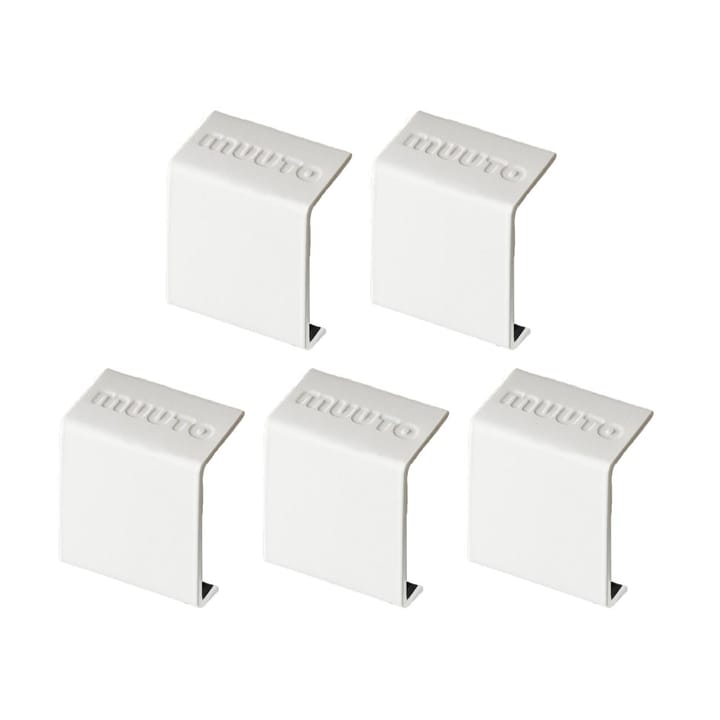 Klipsy Mini stacked 2.0, 5-pak - biały - Muuto
