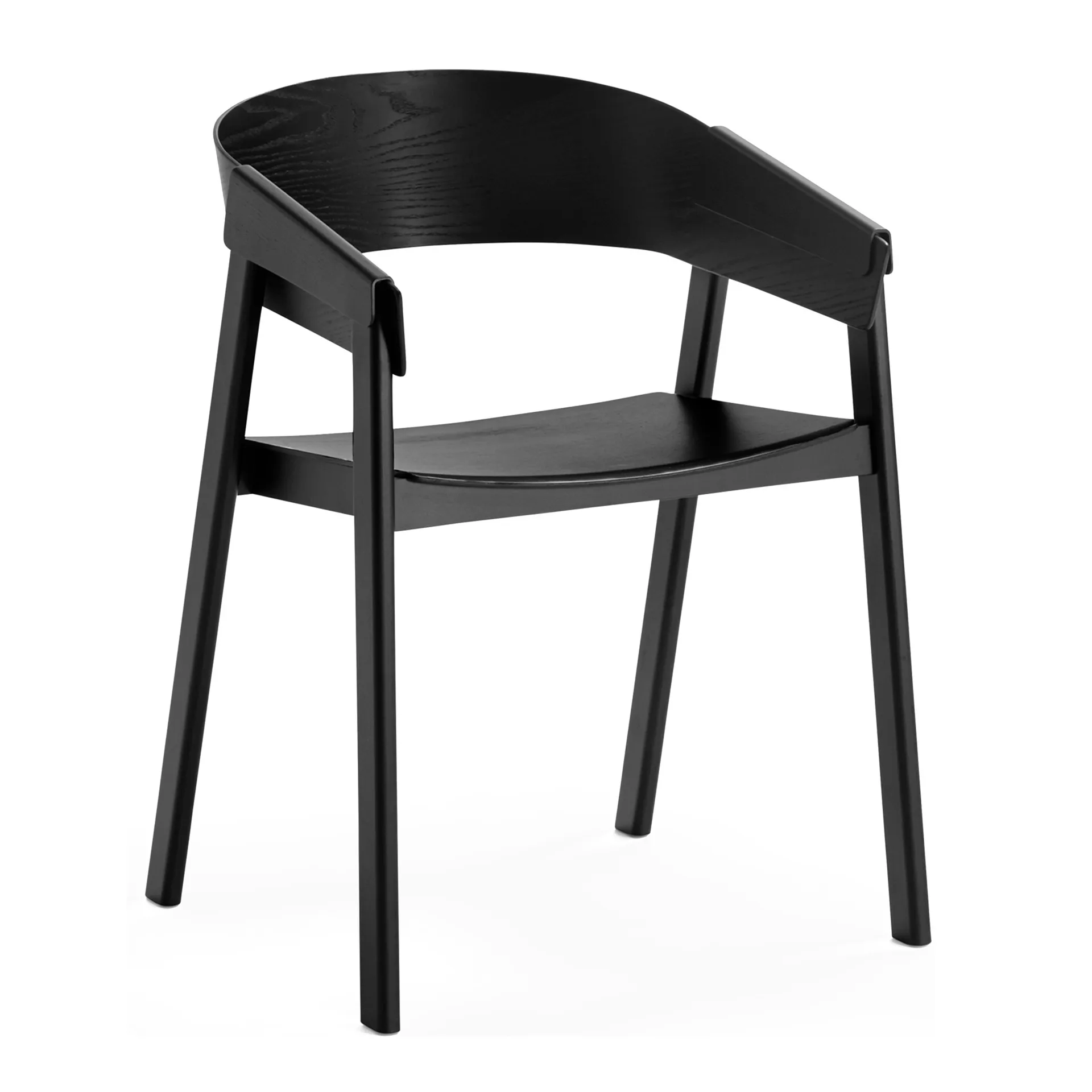 Krzesło Cover Armchair, Black (czarne) Muuto