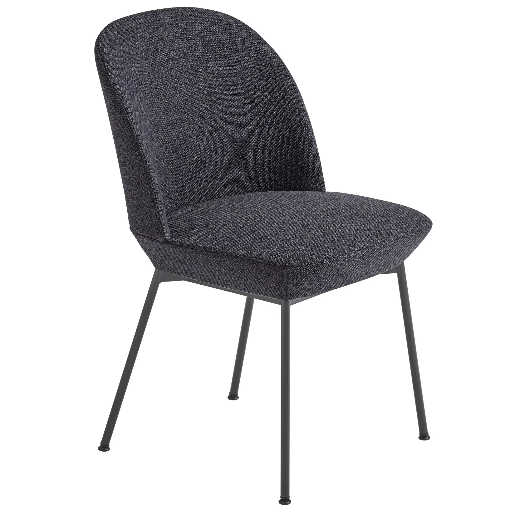 Krzesło do jadalni Oslo czarne nogi, Ocean 601-Black Muuto