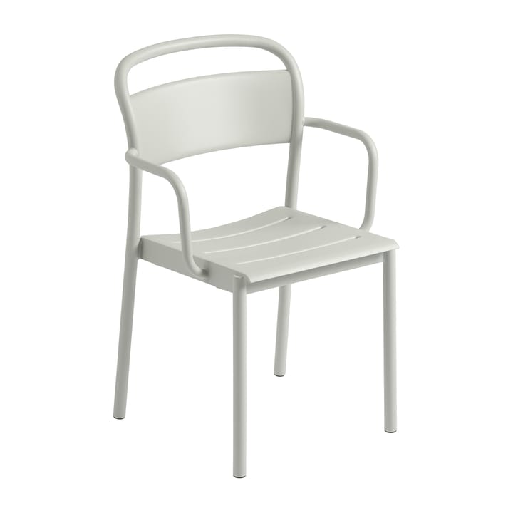 Krzesło Linear Steel Armchair - Grey (RAL 7044) - Muuto