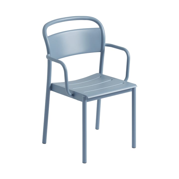 Krzesło Linear Steel Armchair - Pale blue - Muuto