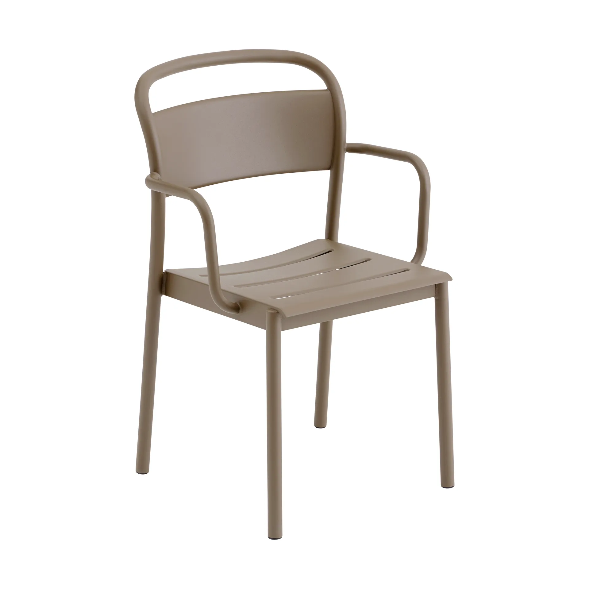 Krzesło Linear Steel Armchair, Taupe Muuto