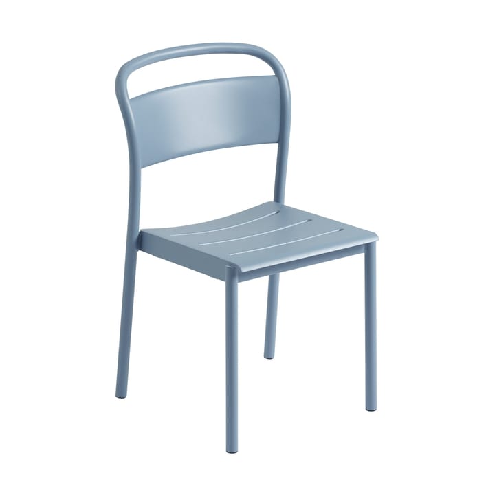 Krzesło Linear Steel Side Chair  - Pale blue - Muuto