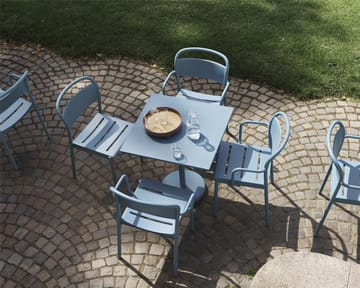 Krzesło Linear Steel Side Chair - Pale blue - Muuto