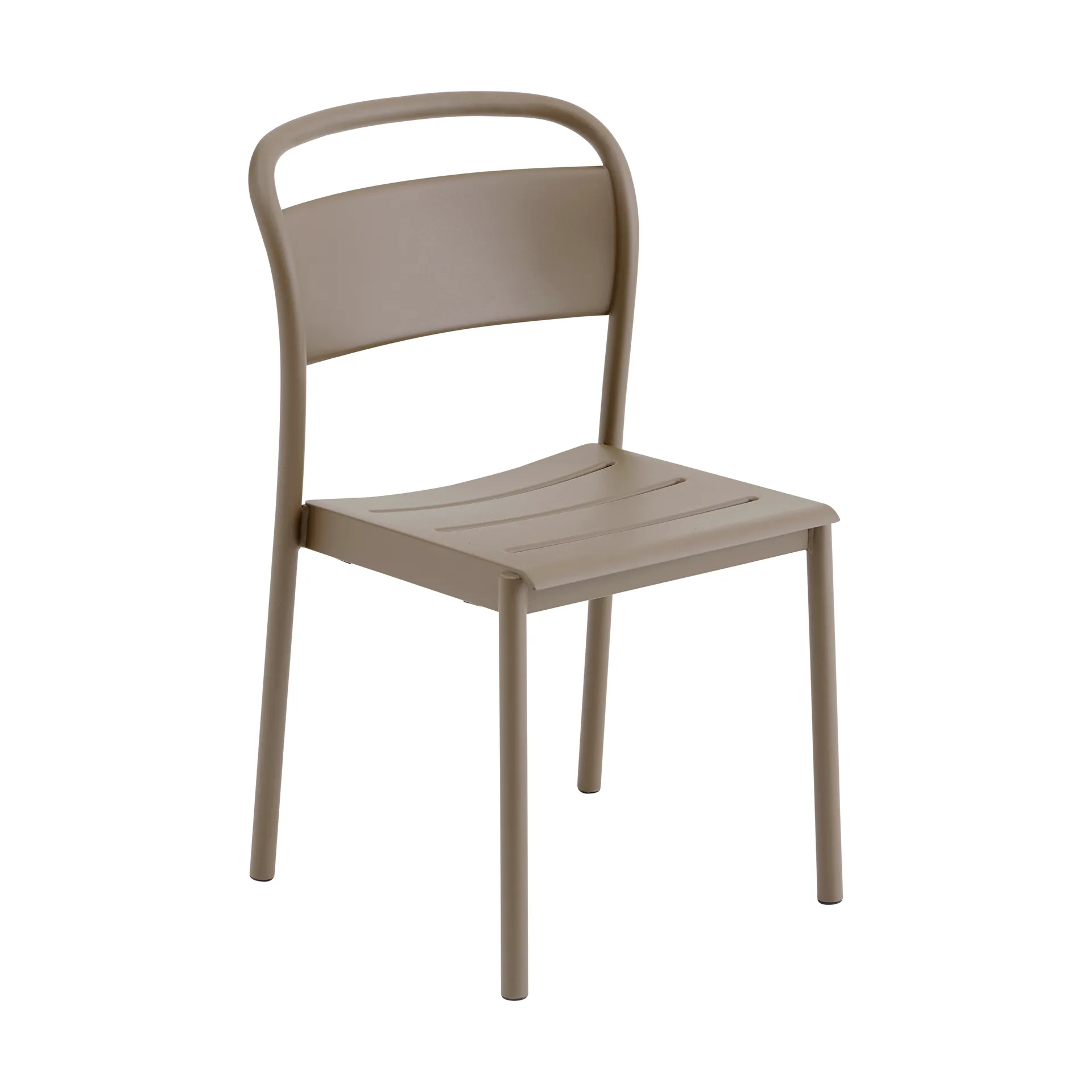 Krzesło Linear Steel Side Chair, Taupe Muuto