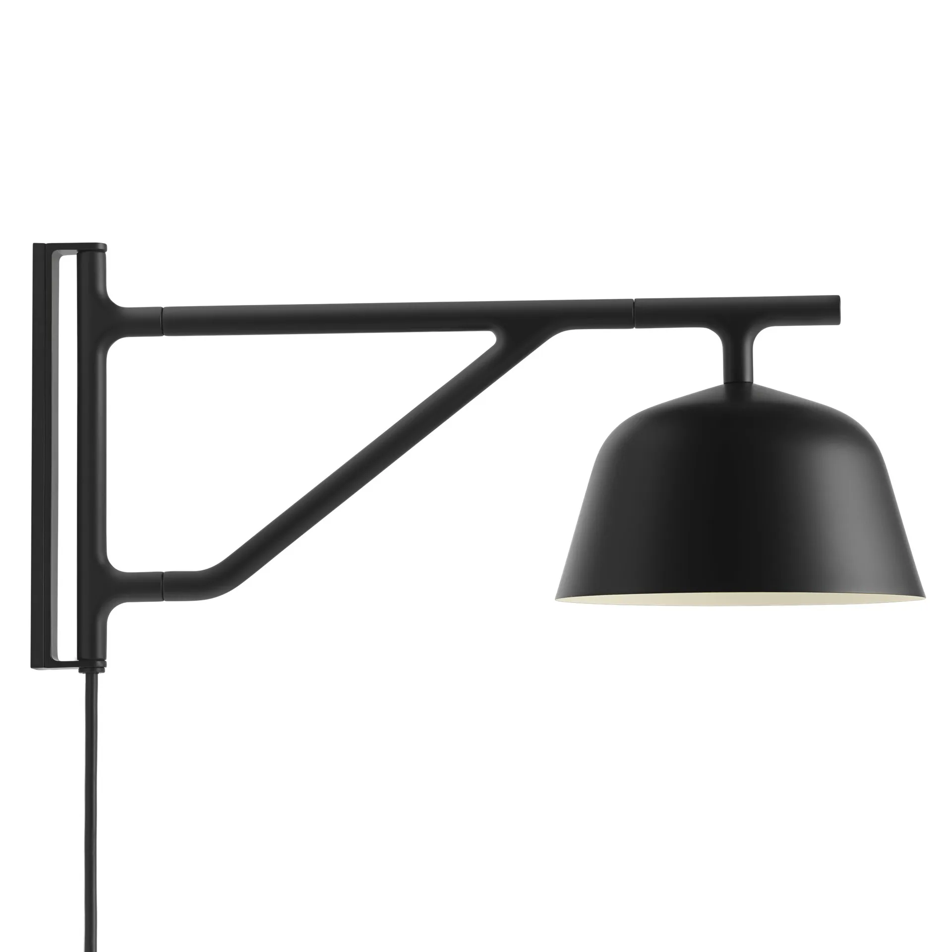 Lampa ścienna Ambit, czarny Muuto
