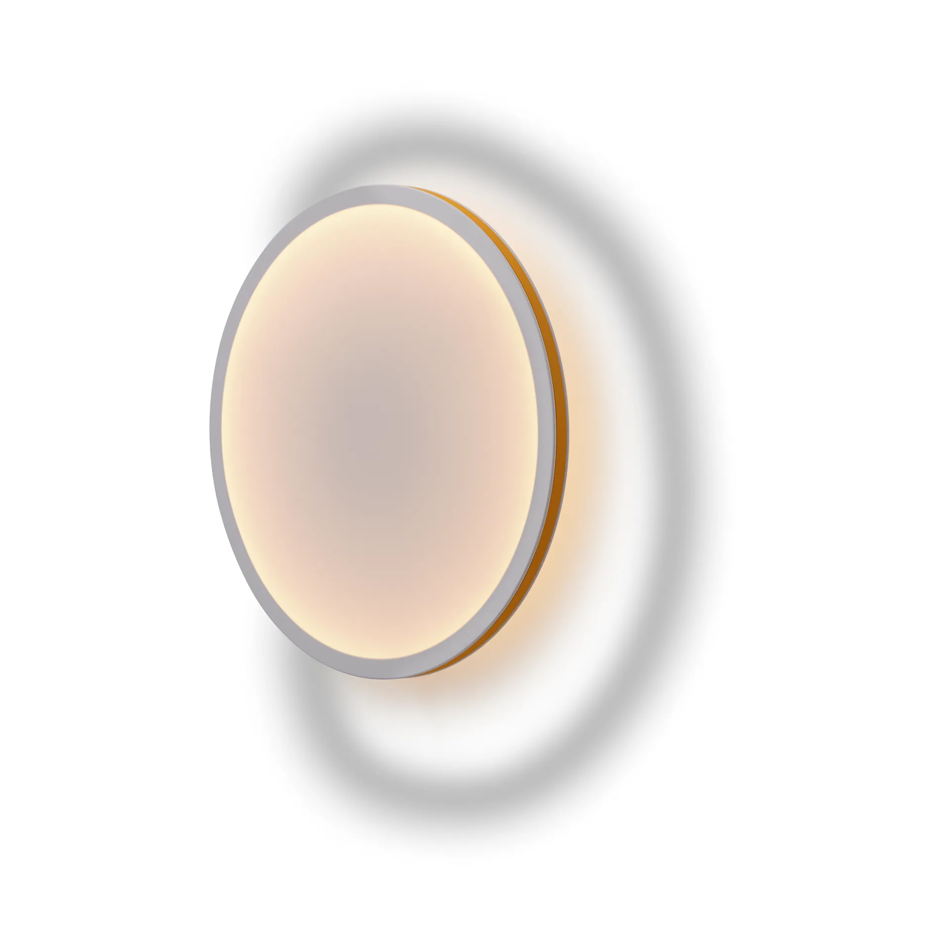 Lampa ścienna Calm Ø50 cm, White/Orange Muuto