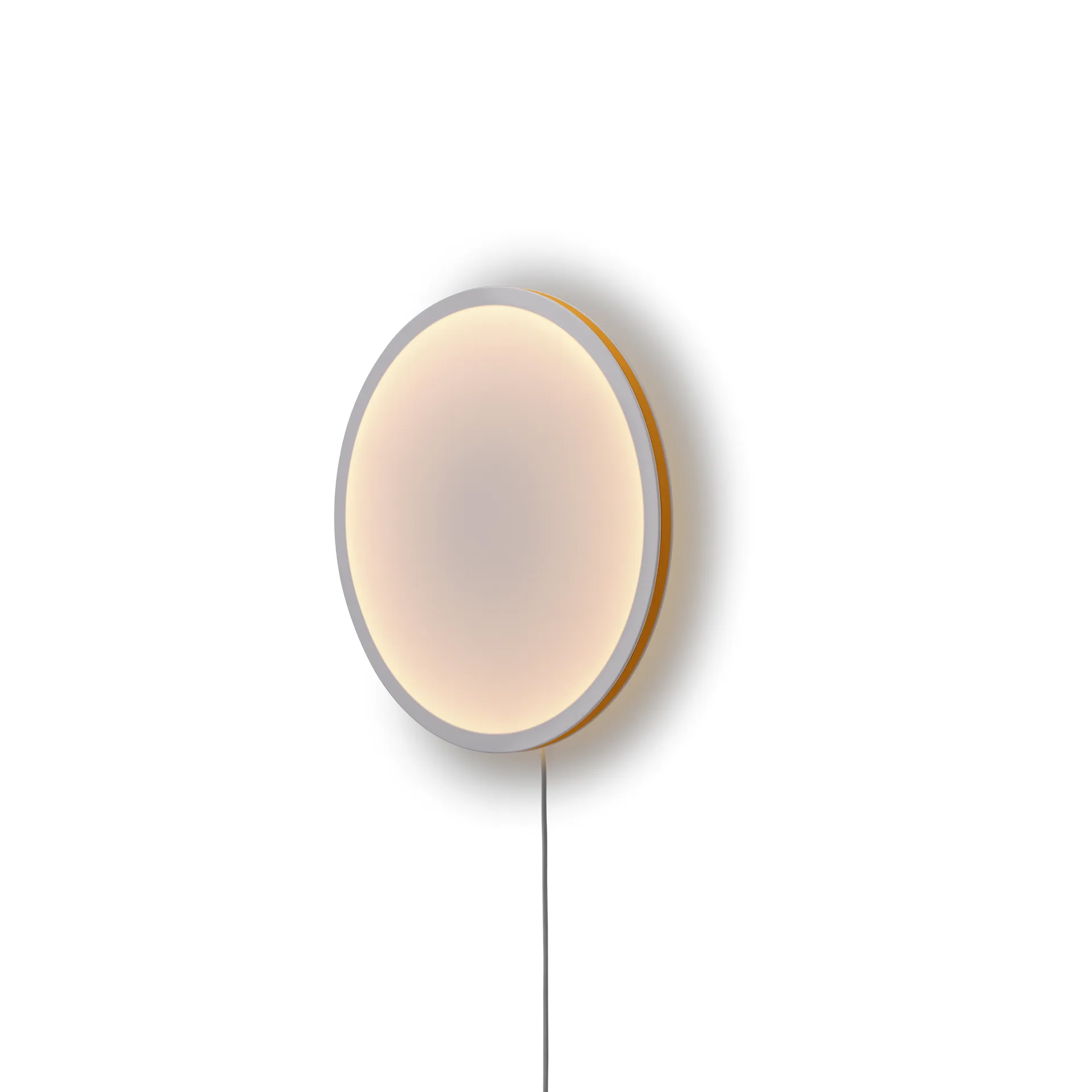 Lampa ścienna Calm Ø50 cm, White/Orange Muuto