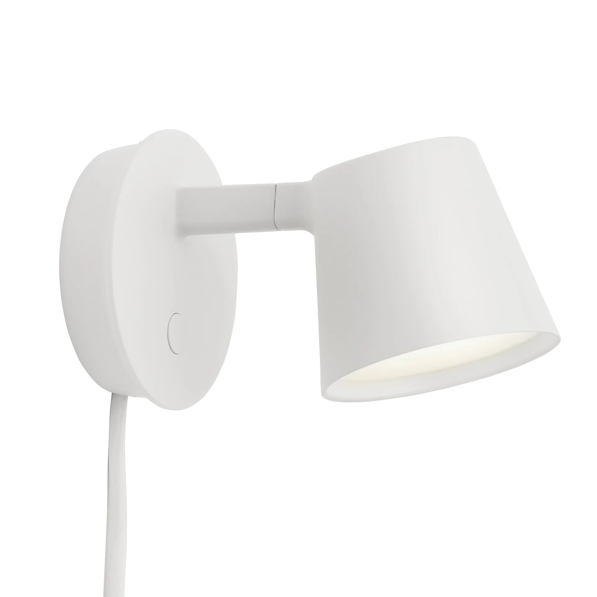 Lampa ścienna Tip, Biały Muuto