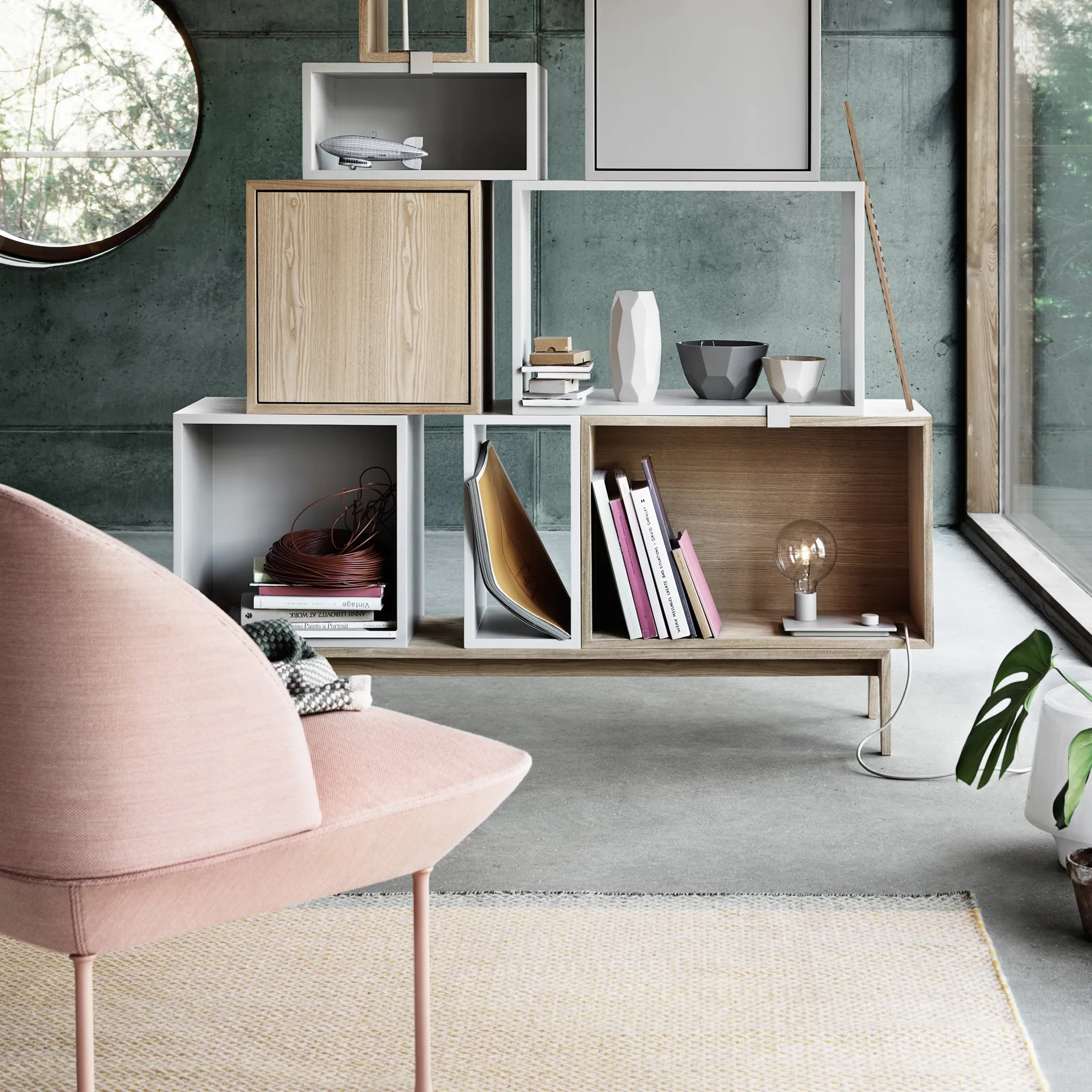 Lampa stołowa Control, szary Muuto