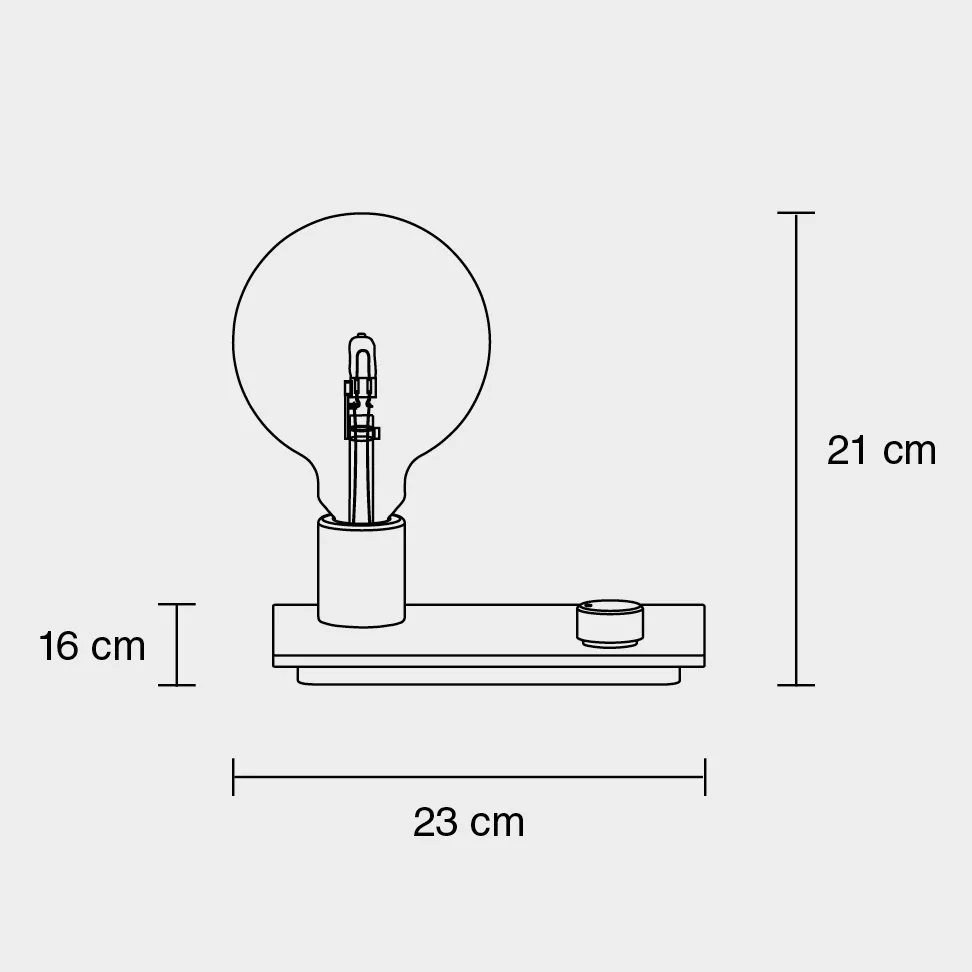 Lampa stołowa Control, szary Muuto