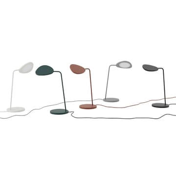 Lampa stołowa Leaf biała - miedź - brązowy - Muuto