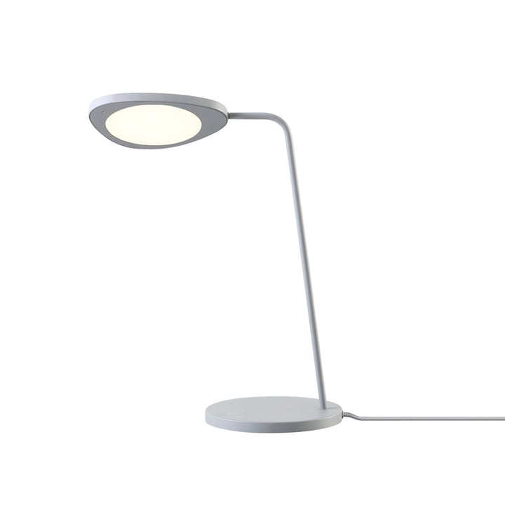Lampa stołowa Leaf biała, szary Muuto