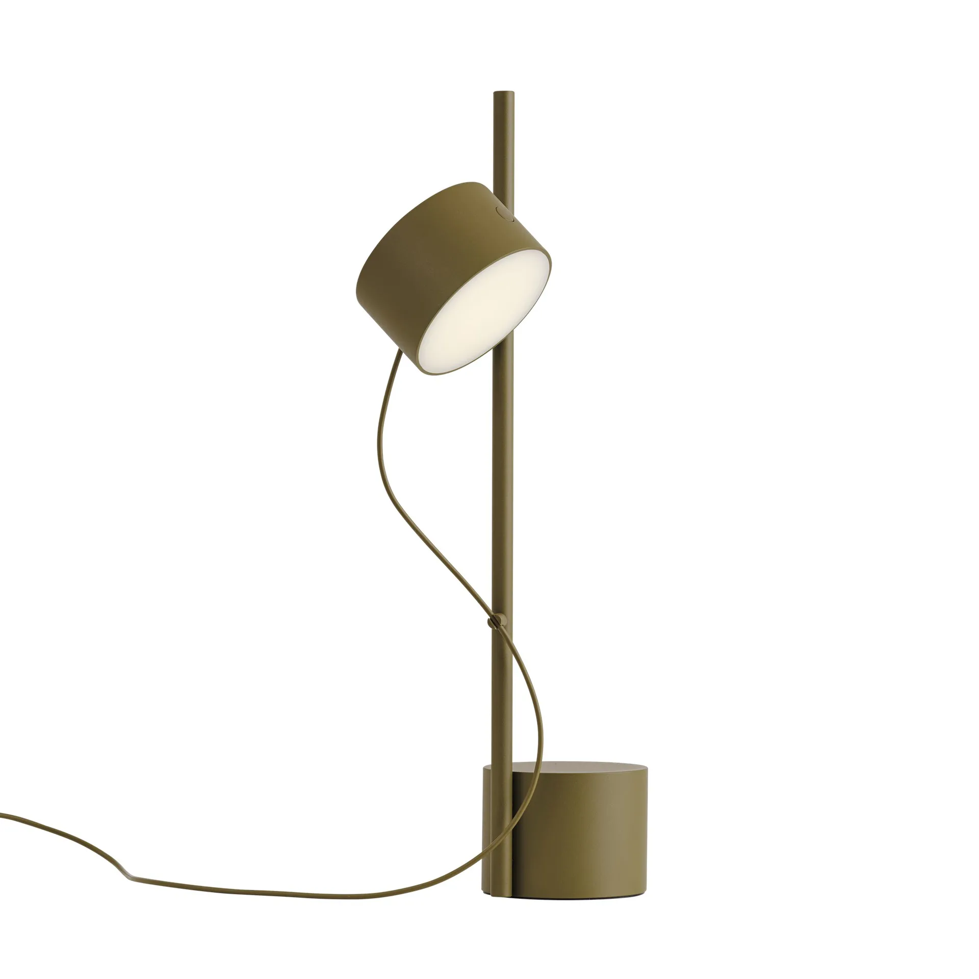 Lampa stołowa Post, Brown-green Muuto