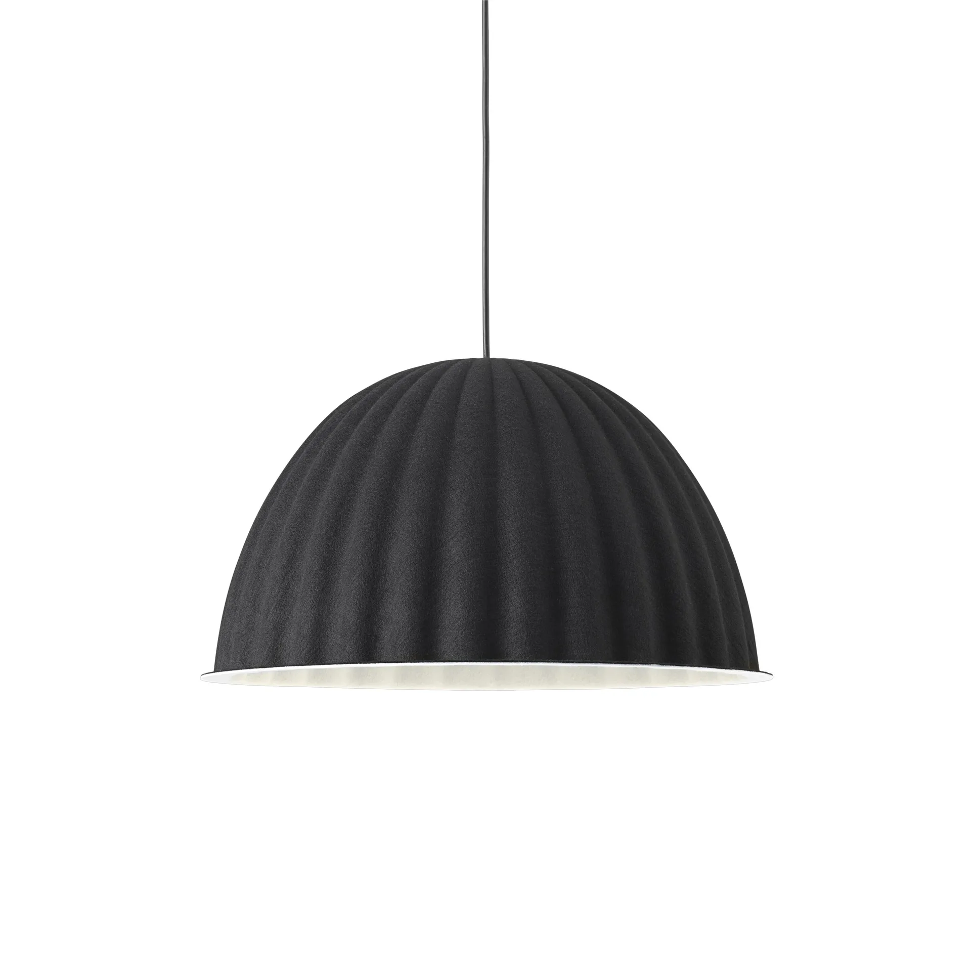 Lampa sufitowa Under the bell Ø 55 cm, czarny Muuto