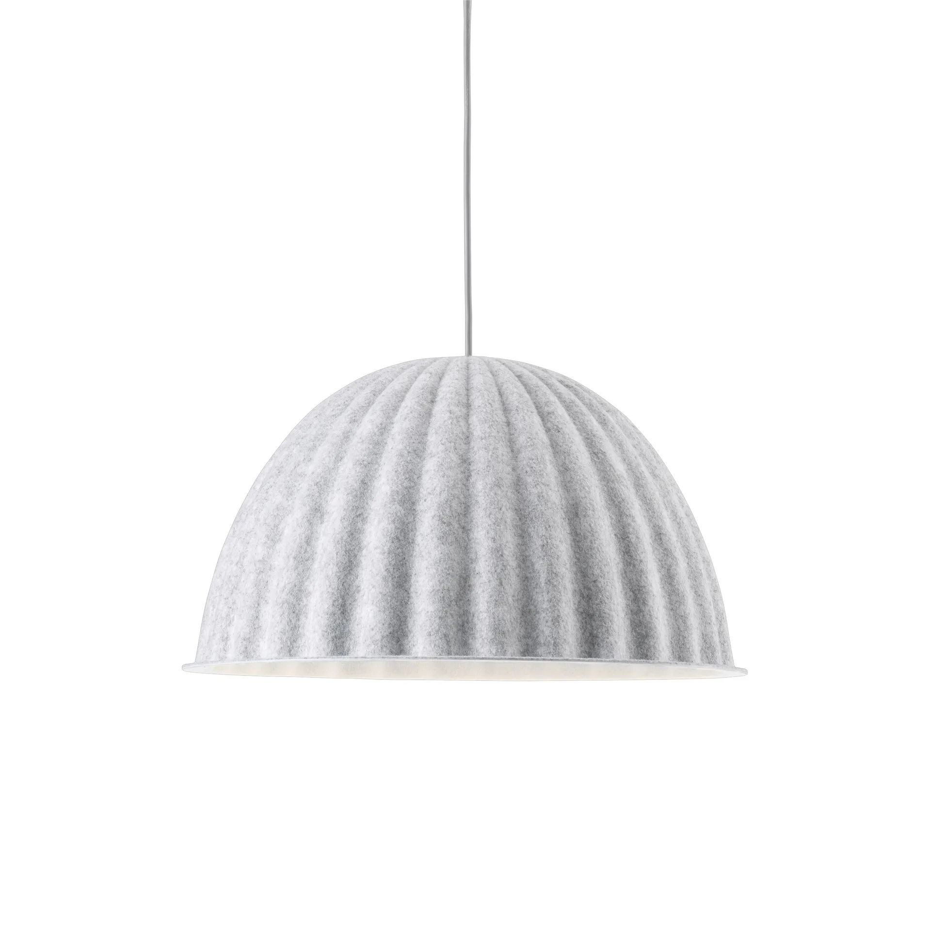 Lampa sufitowa Under the bell Ø 55 cm, mlecznobiały Muuto