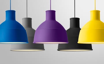 Lampa Unfold - czarny - Muuto