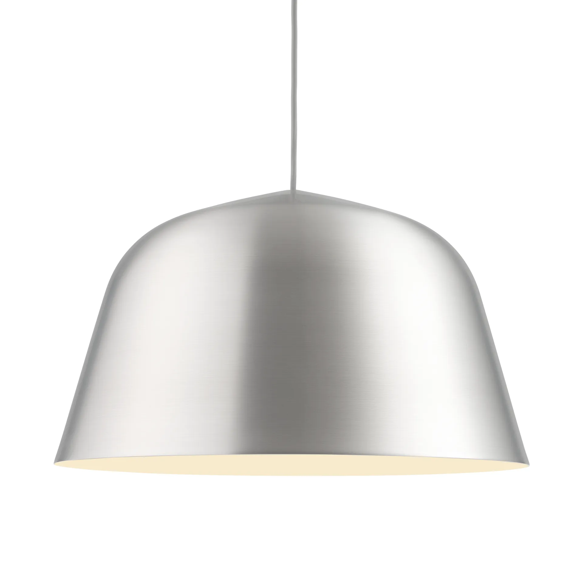 Lampa wisząca Ambit, Szczotkowane aluminium, Ø40 cm Muuto