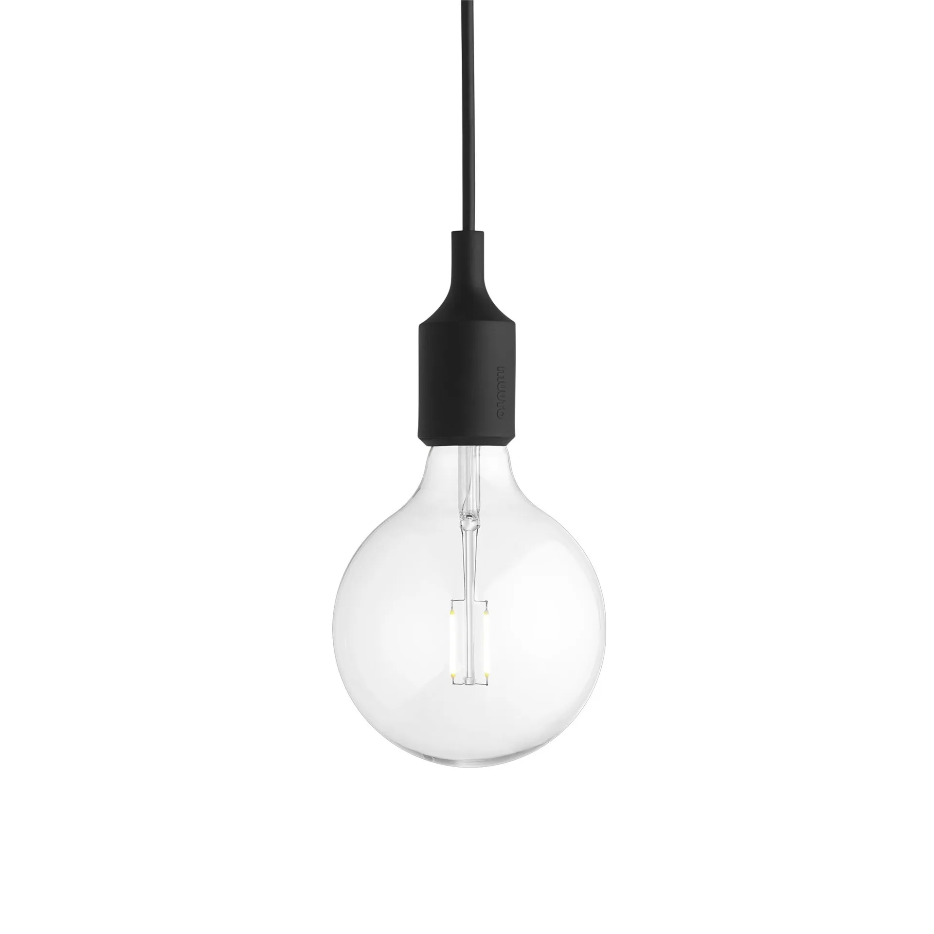 Lampa wisząca E 27, czarny Muuto