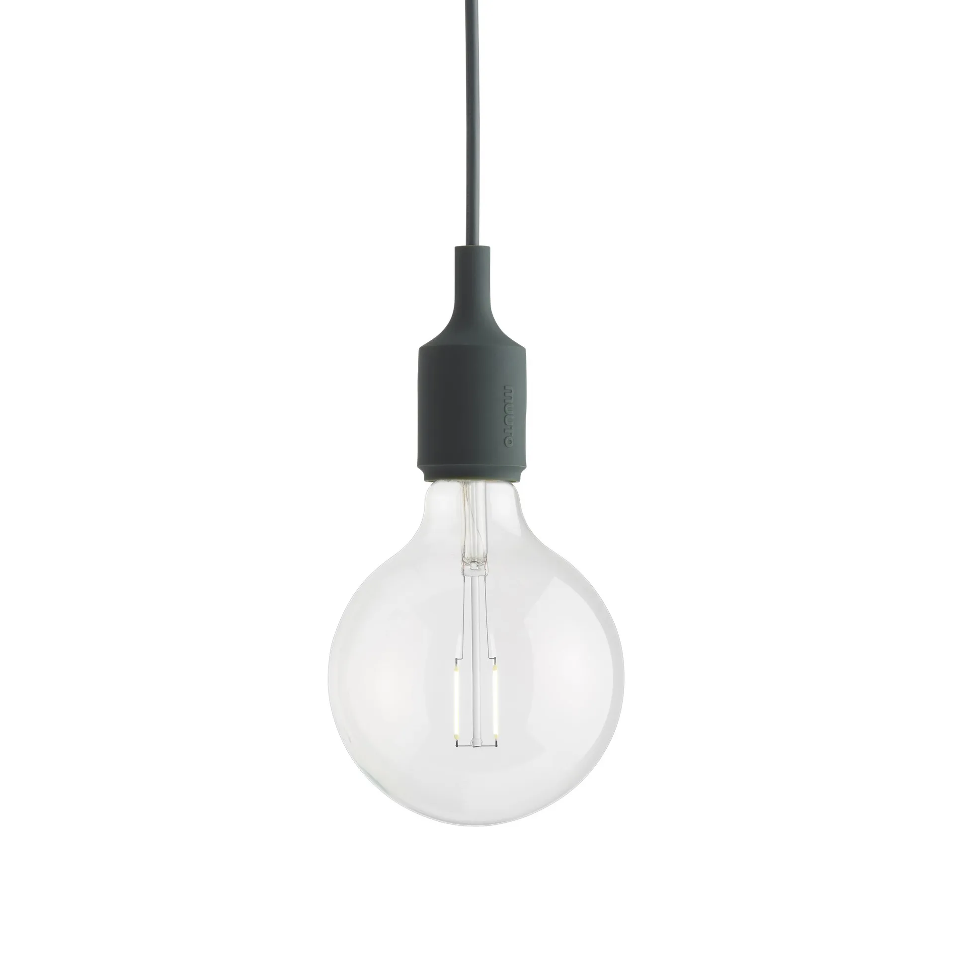 Lampa wisząca E27, Dark green Muuto