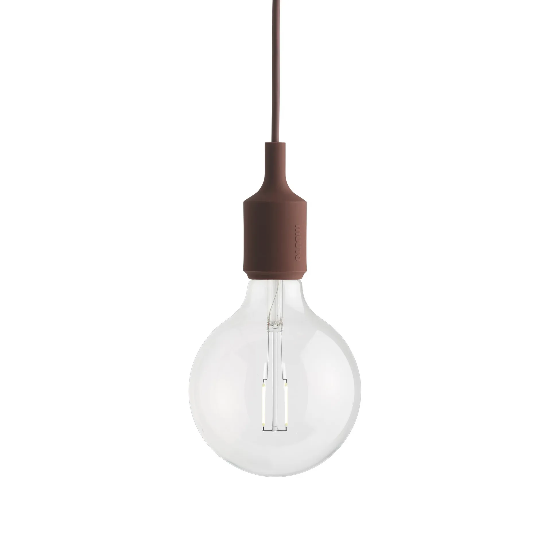 Lampa wisząca E27, Deep red Muuto