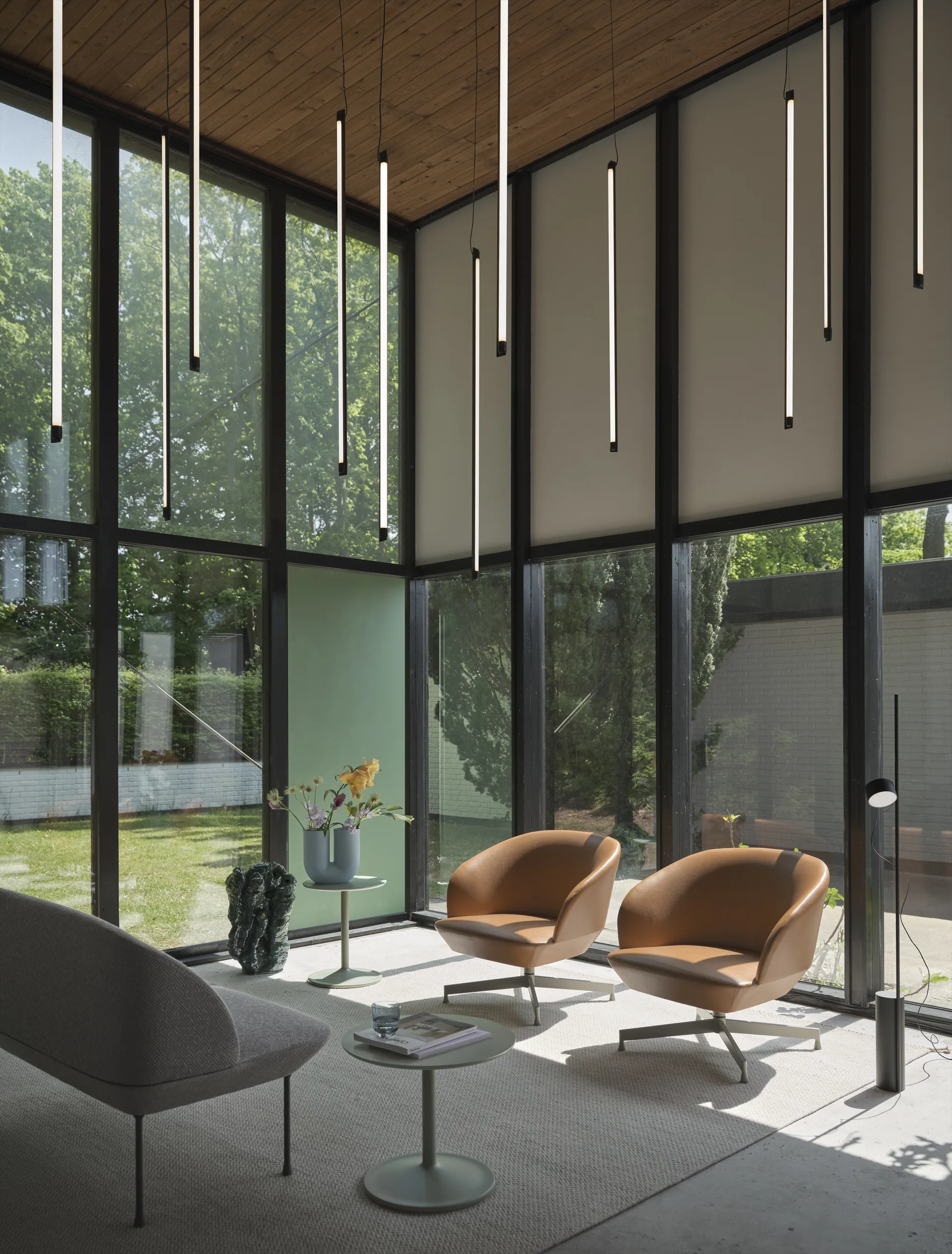 Lampa wisząca Fine 120 cm, Black Muuto