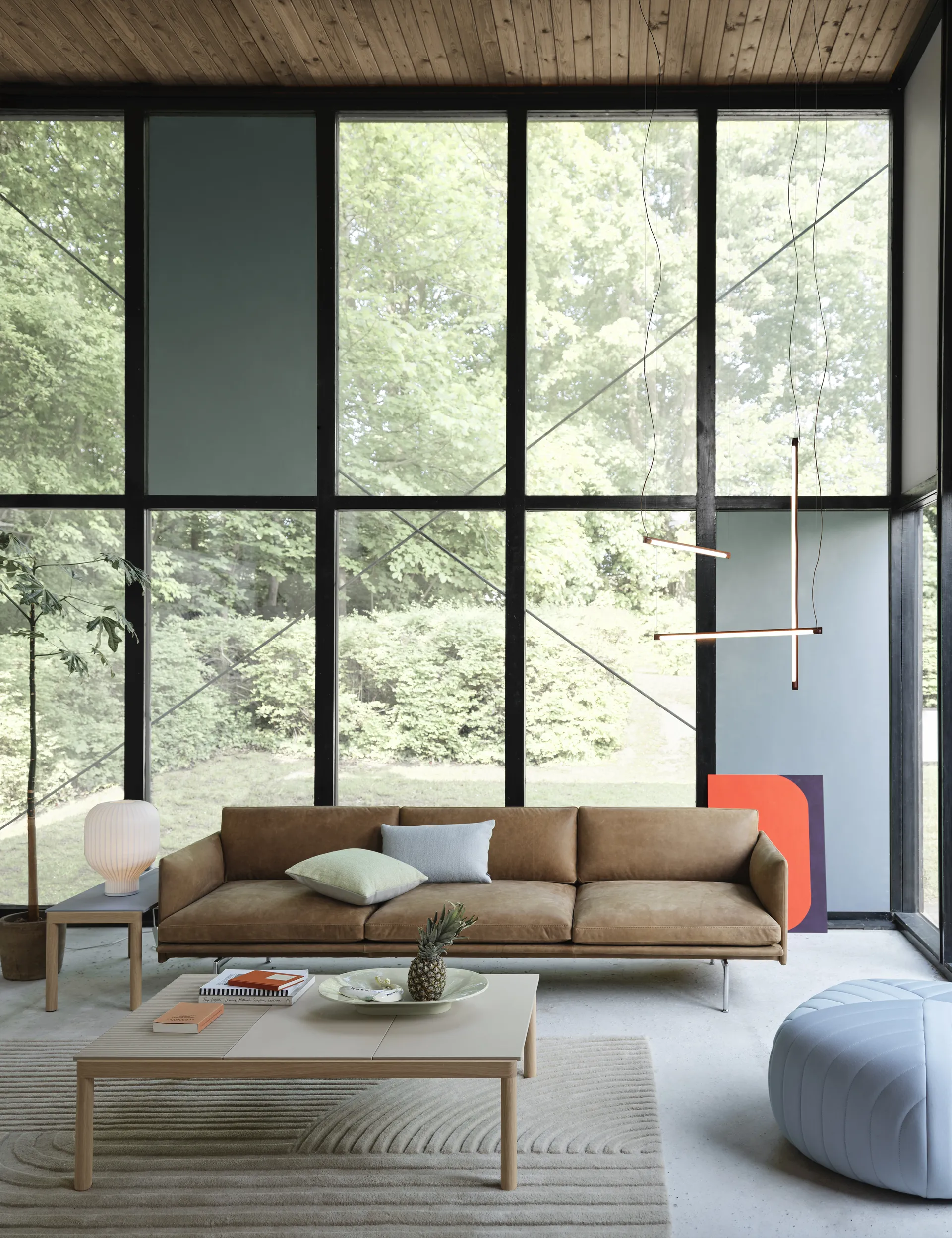 Lampa wisząca Fine 60 cm, Deep Red Muuto