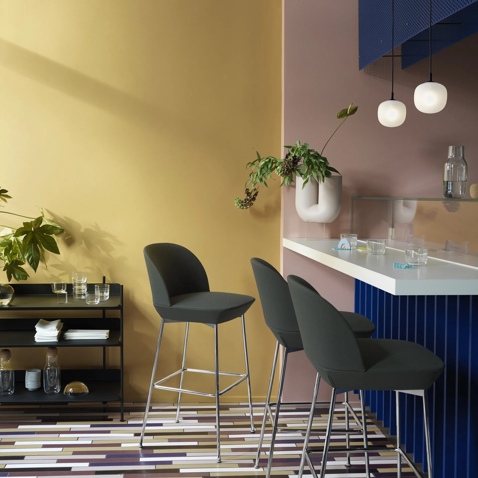 Lampa wisząca Rime Ø12 cm, Czarny Muuto