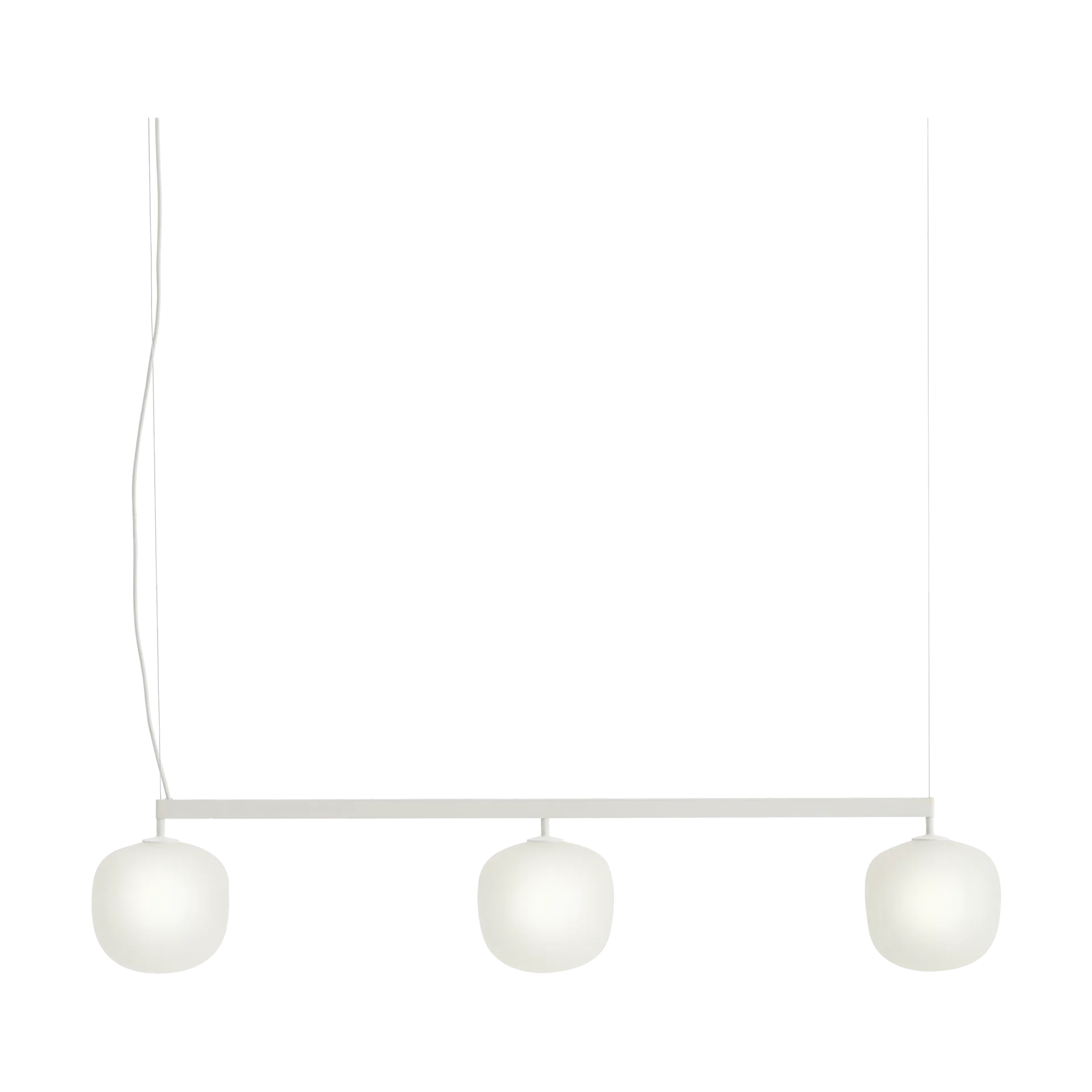 Lampa wisząca Rime Rail Lamp, Biały Muuto