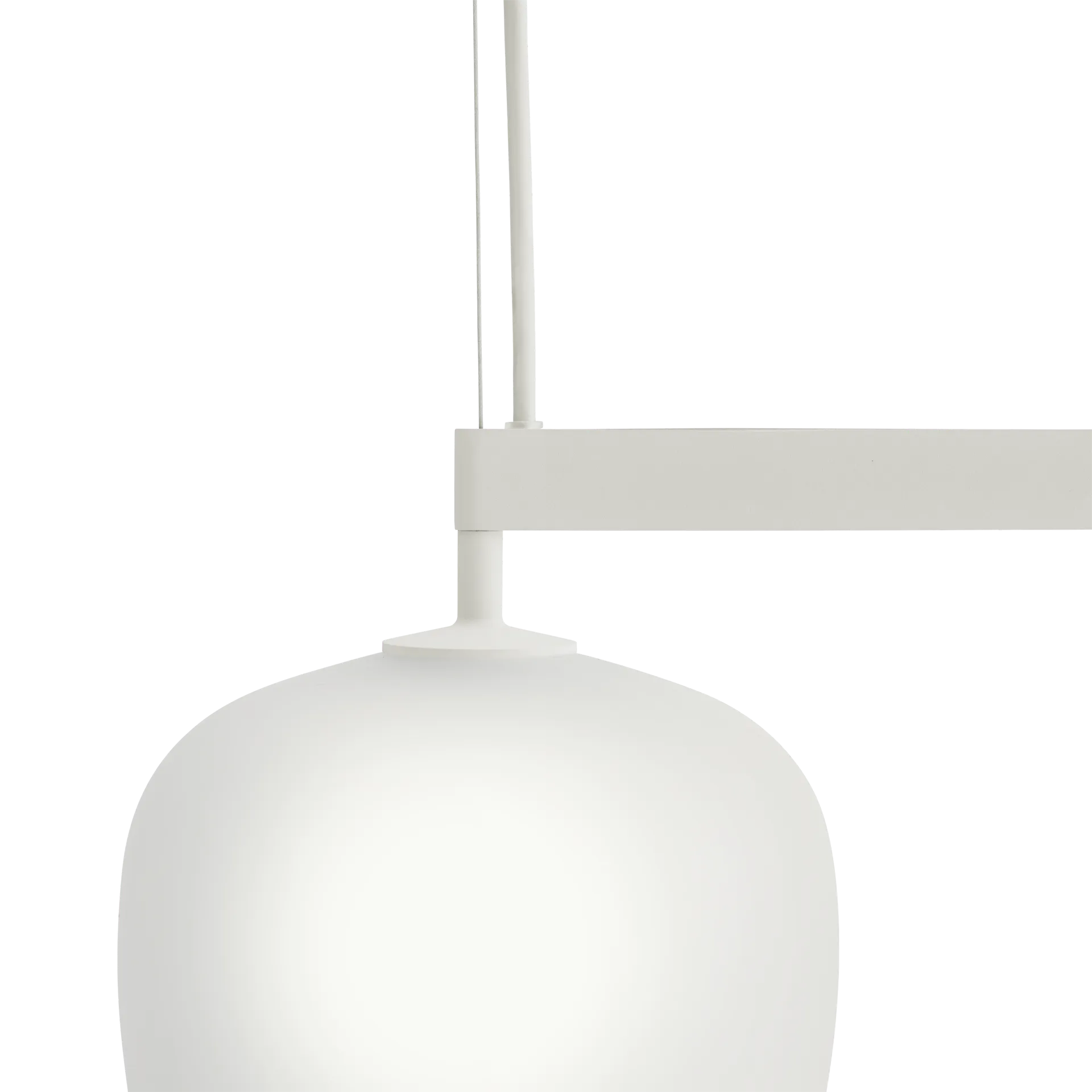 Lampa wisząca Rime Rail Lamp, Biały Muuto