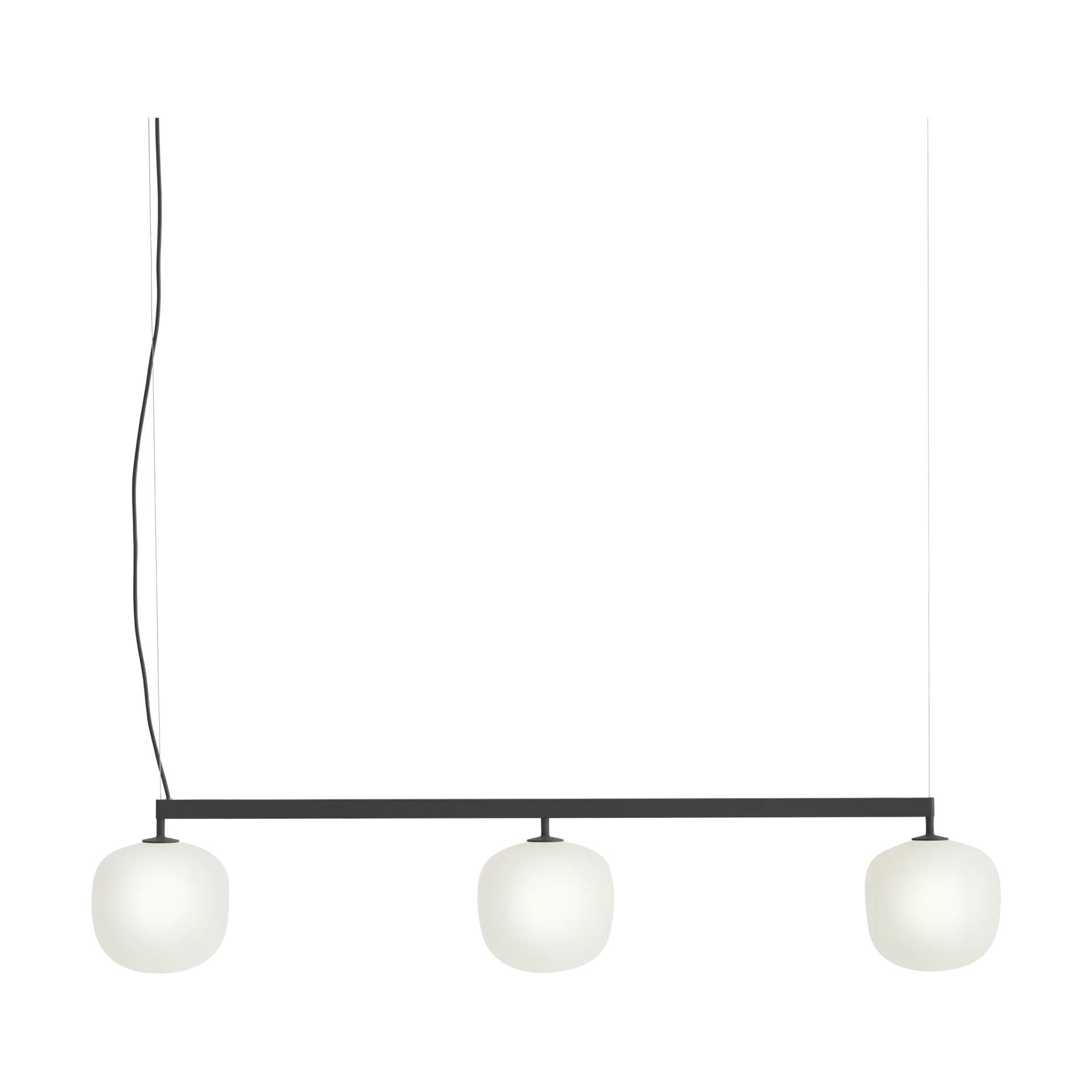 Lampa wisząca Rime Rail Lamp, Czarny Muuto