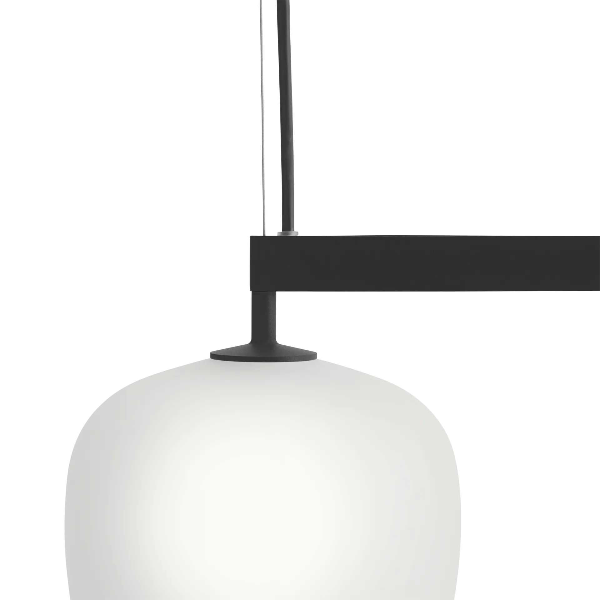 Lampa wisząca Rime Rail Lamp, Czarny Muuto