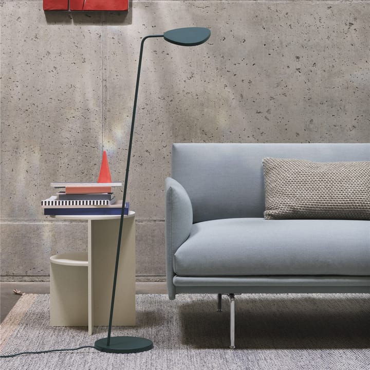 Leaf lampa podłogowa, Dark green Muuto