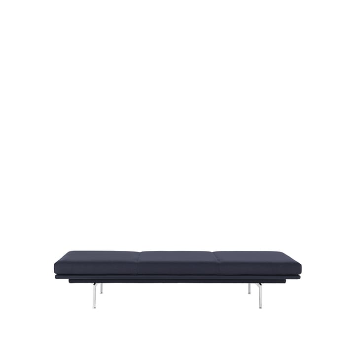 Leżanka Outline - Vidar 554-Aluminium - Muuto