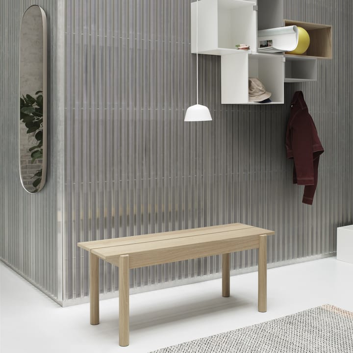 Linear ławka dąb, 110 cm Muuto