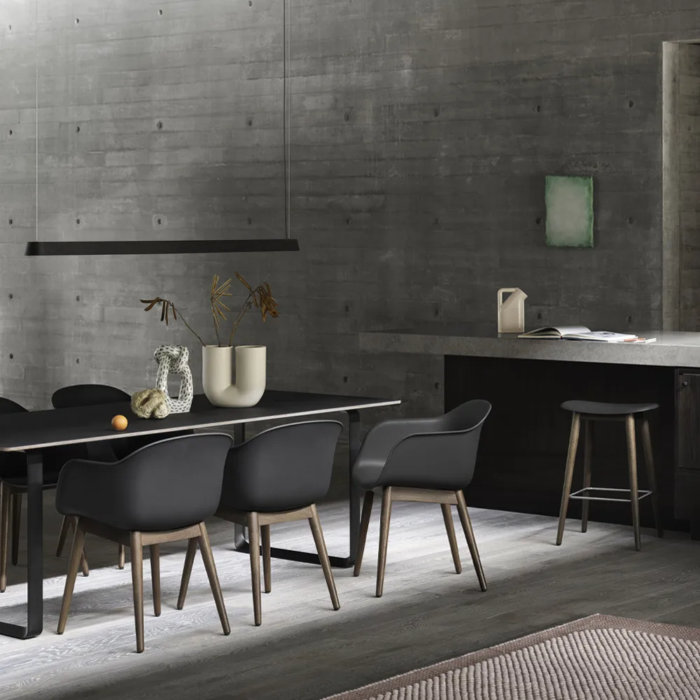 Linear lampa wisząca, black, 169,2 cm Muuto